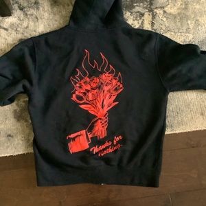 Thanks for nothing zipup hoodie